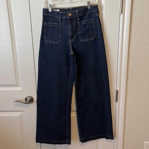 GAP High Rise Stride Wide Leg Jean   SIZE 27 / 4R